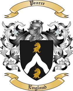 Pearce Family Crest from England2