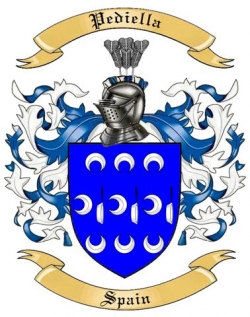 Pediella Family Crest from Spain