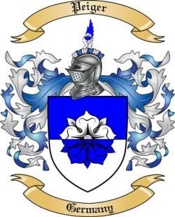 Peiger Family Crest from Germany