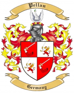 Pellan Family Crest from Germany