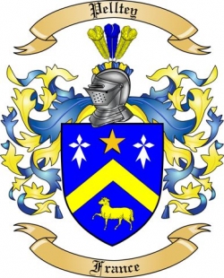 Pelltey Family Crest from France