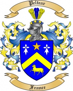 Peltear Family Crest from France