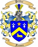 Peltier Family Crest from France