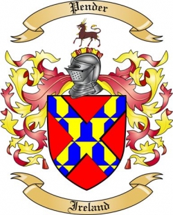 Pender Family Crest from Ireland
