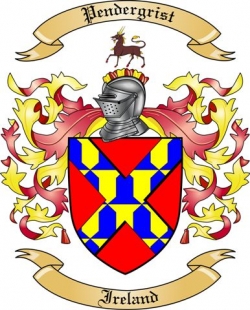 Pendergrist Family Crest from Ireland