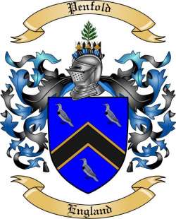 Penfold Family Crest from England