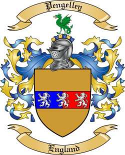 Pengelley Family Crest from England