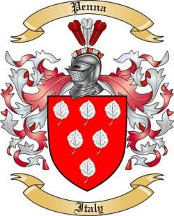Penna Family Crest from Italy2