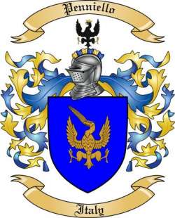 Penniello Family Crest from Italy