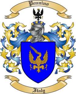 Pennino Family Crest from Italy