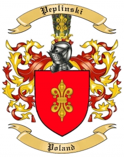 Peplinski Family Crest from Poland