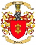 Peplinski Family Crest from Poland