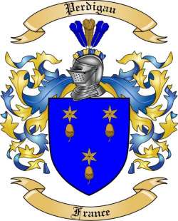 Perdigau Family Crest from France