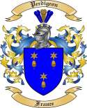 Perdigeon Family Crest from France