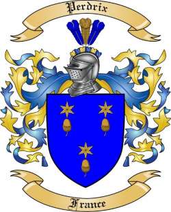 Perdrix Family Crest from France
