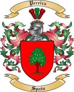 Pereira Family Crest from Spain