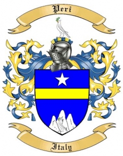 Peri Family Crest from Italy