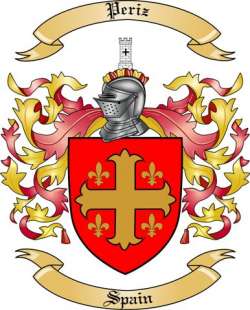 Periz Family Crest from Spain2