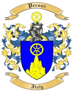 Peroni Family Crest from Italy