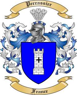 Perrassier Family Crest from France