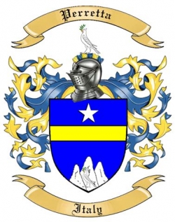 Perretta Family Crest from Italy