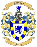 Perrone Family Crest from Italy