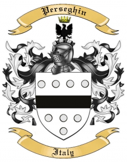 Perseghin Family Crest from Italy