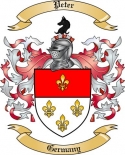 Peter Family Crest from Germany2