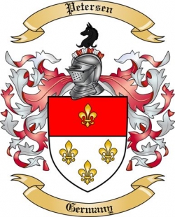 Petersen Family Crest from Germany2
