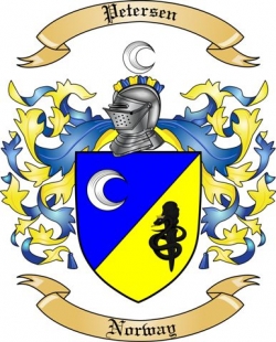 Petersen Family Crest from Norway