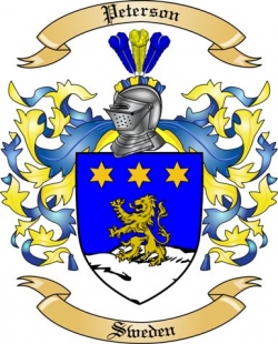 Peterson Family Crest from Sweden2