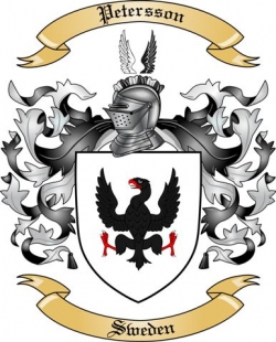 Petersson Family Crest from Sweden