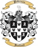 Petterson Family Crest from Scotland