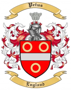 Petus Family Crest from England