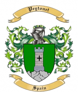 Peytonet Family Crest from Spain