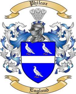 Philcox Family Crest from England