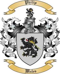 Philip Family Crest from Wales2