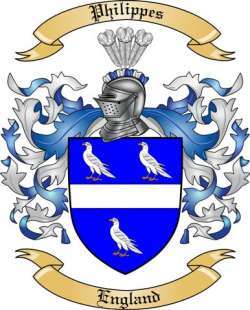 Philippes Family Crest from England