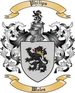 Philips Family Crest from Wales2
