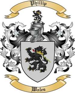 Phillip Family Crest from Wales2