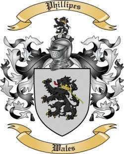 Phillipes Family Crest from Wales2
