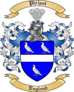 Philpot Family Crest from England