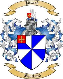 Picard Family Crest from Scotland