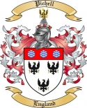 Pichell Family Crest from England2