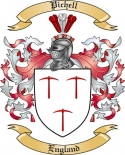 Pichell Family Crest from England