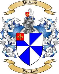 Pickard Family Crest from Scotland