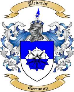 Pickardt Family Crest from Germany