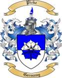 Picke Family Crest from Germany