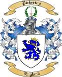 Pickering Family Crest from England