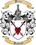 Pierce Family Crest from Scotland